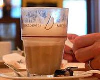 Macchiato coffee